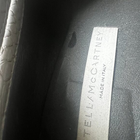 Stella McCartney Python Snakeskin Chunky Heeled Loafers Size - Picture 4 of 6